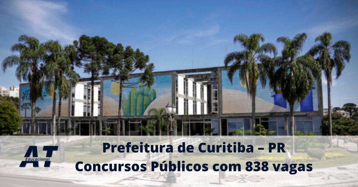 Prefeitura de Curitiba PR Concursos Públicos com 838 vagas