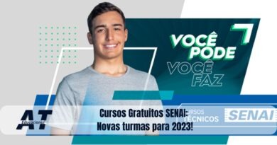 Cursos Gratuitos SENAI: Novas turmas para 2023!