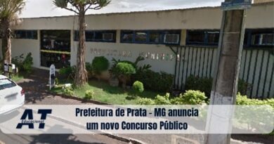 Prefeitura de Prata - MG anuncia um novo Concurso Público