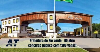 Prefeitura de Rio Verde - GO abre concurso público com 1286 vagas!