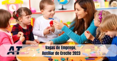 Vagas de Emprego, Auxiliar de Creche 2023