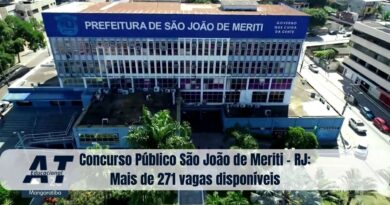 Concurso Público São João de Meriti - RJ: Mais de 271 vagas disponíveis