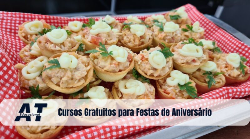 Cursos Gratuitos para Festas de Aniversário