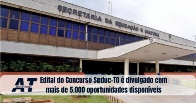 Edital do Concurso Seduc-TO é divulgado com mais de 5.000 oportunidades disponíveis