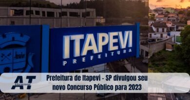 Prefeitura de Itapevi - SP divulgou seu novo Concurso Público para 2023