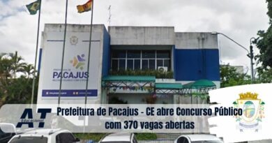 Prefeitura de Pacajus - CE abre Concurso Público com 370 vagas abertas