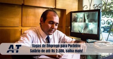 Vagas de Emprego para Porteiro: Salário de até R$ 2.500, saiba mais!