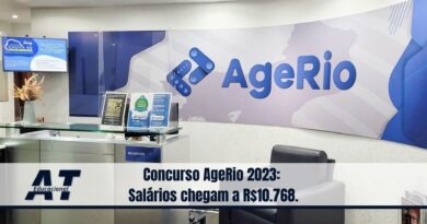 Concurso AgeRio 2023 Salários chegam a R$10.768.