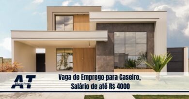 Vaga de Emprego para Caseiro, salário de até R$ 4000