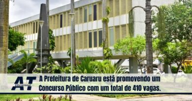 A Prefeitura de Caruaru está promovendo um Concurso Público com um total de 410 vagas.