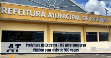 Prefeitura de Extrema – MG abre Concurso Público com mais de 900 vagas